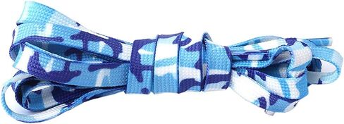 4 أزواج من جوركسي أربطة أحذية ذات نقش ملون ومسطح للنساء والفتيات والأطفال أحذية قماشية رياضية ملونة - علم قوس قزح وردي أزرق in Kuwait