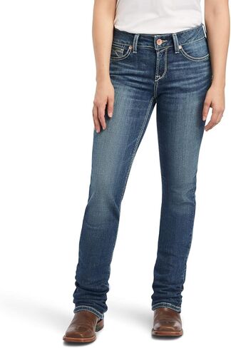 Ariat Female R.E.A.L. Perfect Rise Daphne Straight Jean Torrance 20 in Saudi Arabia