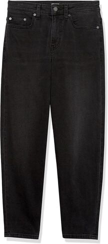 Amazon Essentials Women's High-Rise Relaxed Leg Tapered Ankle Jean in Kuwait
