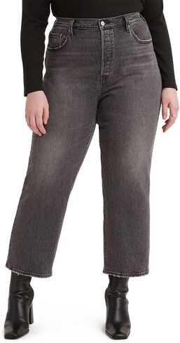 Levi's Women's Premium Plus-Size Ribcage Straight Ankle Jean in Saudi Arabia