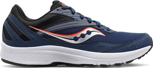 Saucony Men's Cohesion 15 Running Shoe, Navy/Silver, 11 W in Saudi Arabia
