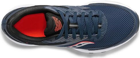Saucony Men's Cohesion 15 Running Shoe, Navy/Silver, 11 W in Saudi Arabia