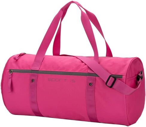 حقيبة رياضية للرجال مع حجرة للأحذية وجيب مبلل، حقيبة سفر من القماش الخشن لعطلات نهاية الأسبوع طوال الليل، حقيبة حمل على حقيبة ظهر من القماش الخشن للرجال للسفر، باللون الأسود in Kuwait