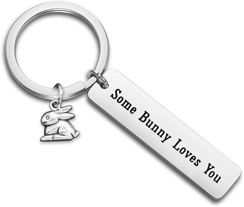 Gzrlyf Bunny Keychain بعض الأرنب يحبك هدايا أرنب لمحبي الأرنب in Saudi Arabia