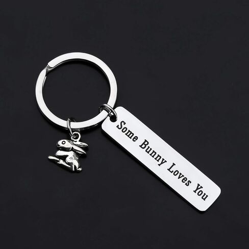Gzrlyf Bunny Keychain بعض الأرنب يحبك هدايا أرنب لمحبي الأرنب in Saudi Arabia