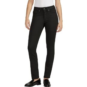 Silver Jeans Co. Women's Most Wanted Mid Rise Straight Leg Jeans in Kuwait