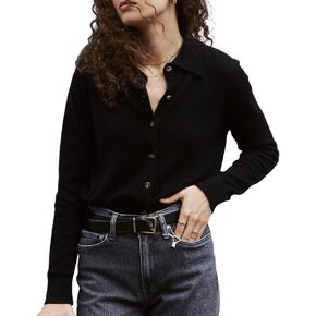 Womens Wool Cashmere Cardigan Sweaters Fall Elegant Soft Tops Lightweight Cardigans Casual Button Down Knit Sweater