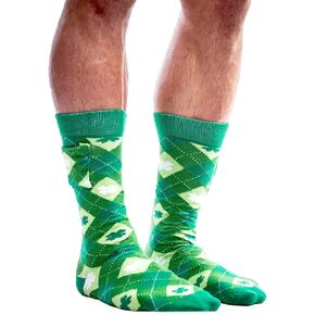 جوارب تيبسي إلفيس الرجالية لعيد القديس باتريك - جوارب سانت بادي الخضراء المرحة للرجال in Kuwait