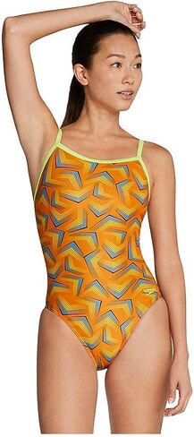 Speedo Women's Powerflex Eco Laser Sticks Flyback Swimsuit in Kuwait