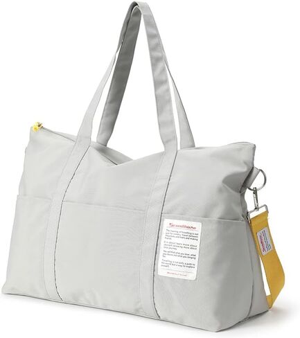 حقائب سفر من القماش الخشن، حقائب عطلة نهاية الأسبوع بأكمام ترولي، حقيبة كتف للحمل طوال الليل، حقيبة كروس قابلة للطي لصالة الألعاب الرياضية مع حزام قابل للتعديل للسفر، الرياضة، المستشفى in Kuwait