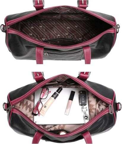 Montana West Buckle Collection Weekender Bag Travel Duffle Bags MW1209-5110BK in Saudi Arabia