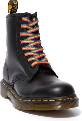 Dr. Martens Multicoloured Rainbow 8-10 Eye Flat Laces, 140cm in Saudi Arabia