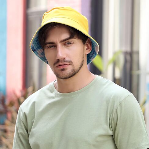 Beach Sun Hat Unisex Trendy Bucket Hat for Women Teens Travel Summer Girl Bucket Hats Packable in Saudi Arabia