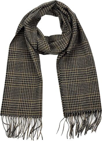 D&Y Unisex Classic Softer Than Cashmere Chevron Fringe End Scarf in Saudi Arabia