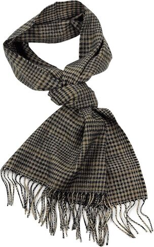 D&Y Unisex Classic Softer Than Cashmere Chevron Fringe End Scarf in Saudi Arabia
