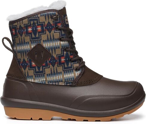 Pendleton Women’s Summit Boots – Winter-Ready, Southwestern Print, Cozy Faux Fur Lining in Kuwait