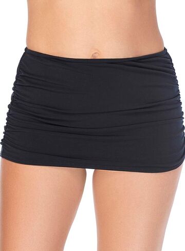 Magicsuit Women's Swimwear Solid Shirred Tummy Control Full Coverage Skirt in Saudi Arabia