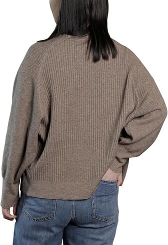 سترة نسائية من Blostirno مفتوحة من الأمام وسترات خفيفة الوزن ورقبة على شكل حرف V وأكمام طويلة وأكتاف منسدلة ملابس خارجية in Kuwait