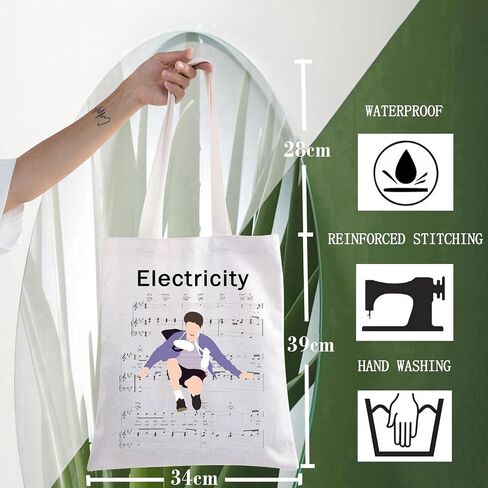 WZMPA Billy Elliot Musical Tote Bag Billy Fans Gift Electricity Broadway Shoulder Bag Broadway Musical Merchandise in Saudi Arabia