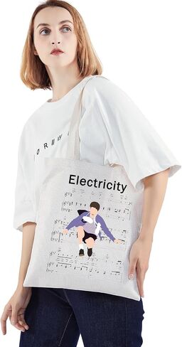 WZMPA Billy Elliot Musical Tote Bag Billy Fans Gift Electricity Broadway Shoulder Bag Broadway Musical Merchandise in Saudi Arabia