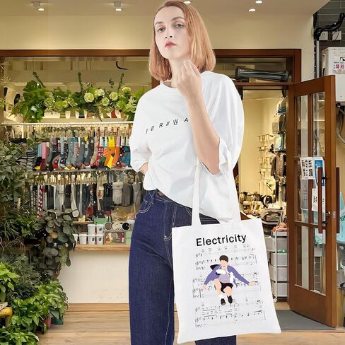 WZMPA Billy Elliot Musical Tote Bag Billy Fans Gift Electricity Broadway Shoulder Bag Broadway Musical Merchandise in Saudi Arabia