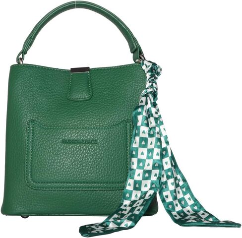 Colourful collection Green Women’s Handmade Leather Purse, Leather Native Fashionable and Durable Scratch-Resistant Shoulder Bag with strap Handles purse for womens. in Saudi Arabia
