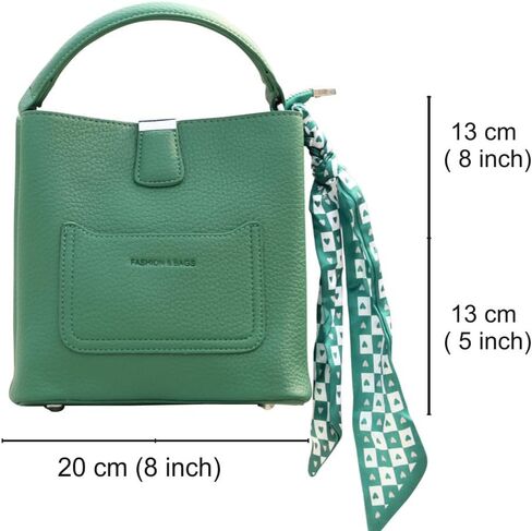 Colourful collection Green Women’s Handmade Leather Purse, Leather Native Fashionable and Durable Scratch-Resistant Shoulder Bag with strap Handles purse for womens. in Saudi Arabia