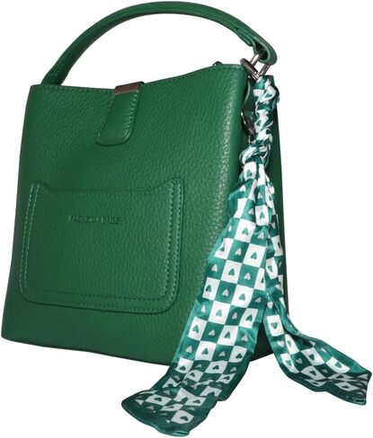 Colourful collection Green Women’s Handmade Leather Purse, Leather Native Fashionable and Durable Scratch-Resistant Shoulder Bag with strap Handles purse for womens. in Saudi Arabia