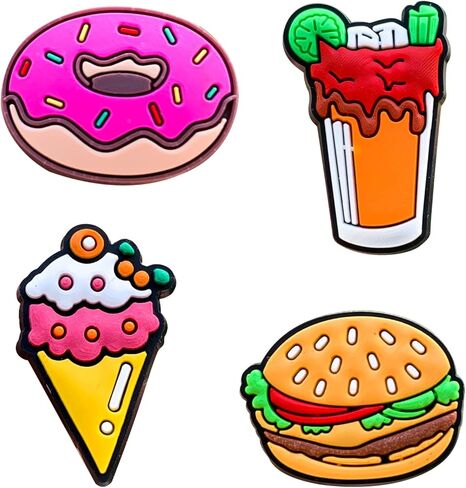 30،50،100 قطعة من تعليقات الاحذية العشوائية لتزيين كروكس كلوج، اكسسوارات كرتونية لطيفة للاطفال الاولاد والبنات في الحفلات in Kuwait