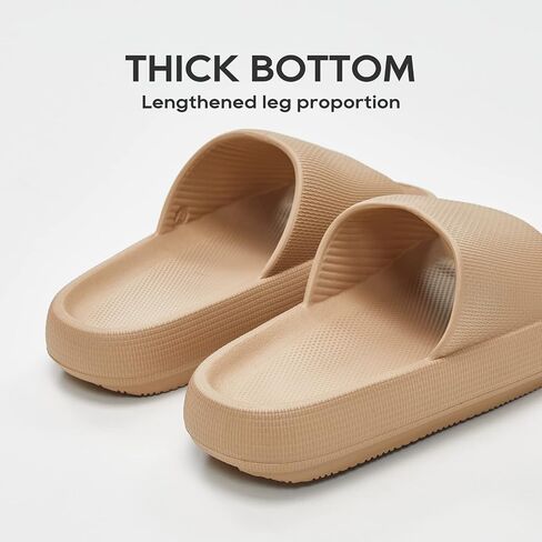 YUUCYOU UTUNE Cloud Slides for Women Men Pillow Slippers Non-Slip Bathroom Shower Sandals Soft Thick Sole Indoor and Outdoor Slides in Saudi Arabia