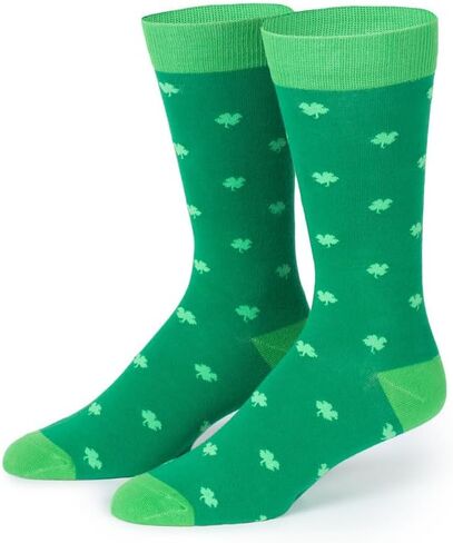 Tipsy Elves Men's St. Patrick's Day Socks - Funny Green St. Paddy's Socks for Men in Saudi Arabia