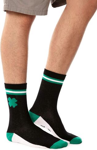 Tipsy Elves Men's St. Patrick's Day Socks - Funny Green St. Paddy's Socks for Men in Saudi Arabia