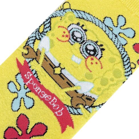 جوارب رائعة للنساء، رسوم متحركة سبونج بوب سكوير بانتس من نيكلوديون، أنماط لطيفة وممتعة in Kuwait