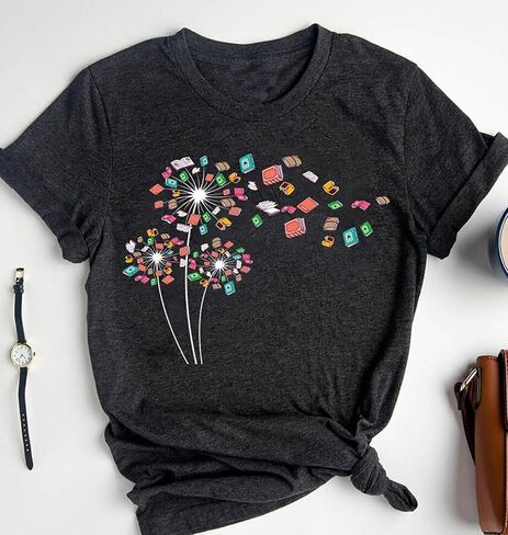 Just Breathe Dandelion T-Shirt for Women Dandelion Graphic Tees Short Sleeve Christian Shirts Tops in Saudi Arabia