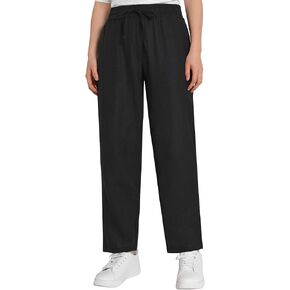 Weintee Women's Petite Linen Pants with Pockets for Summer in Kuwait