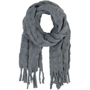 Hadley Wren womens Hailey Scarf, Ultra-soft Textured Winter/Fall WrapWinter/Fall Wrap