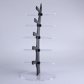Acrylic Sunglass Frame,Display Shelf Organizer Stand for Five Pairs of Glasses (Black) in Saudi Arabia