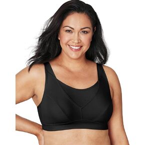 Playtex Women's Secrets Bounce Control Wirefree, Anchorstrap Moisture Wicking Wireless Bra