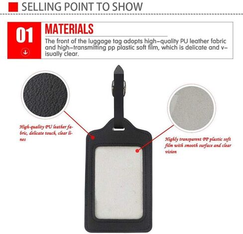 غطاء حماية بطاقة الائتمان من Salabomia عليه بطاقة الائتمان نمط جميل للسفر/العمل وعلامة الأمتعة مضادة للماء للجنسين من أجل حقيبة لوازم المولود عليها علامة حامل للبطاقات in Kuwait