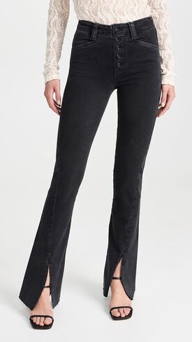 PAIGE Women's High Rise Laurel Canyon Jeans in Saudi Arabia