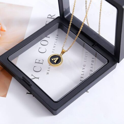 القلائد الأولية من BIFACE للنساء مجوهرات ذهبية للنساء 14 قيراط مطلية بالذهب حرف قلادة قلادات ذهبية مجوهرات هدايا عيد الحب للنساء فتاة شل in Kuwait