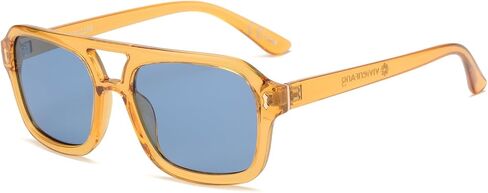 VIVIENFANG Trendy Polarized Rectangle Aviator Sunglasses for Women, Retro 70s Comfy Sun Glasses UV Protection Shades VF2229 in Saudi Arabia