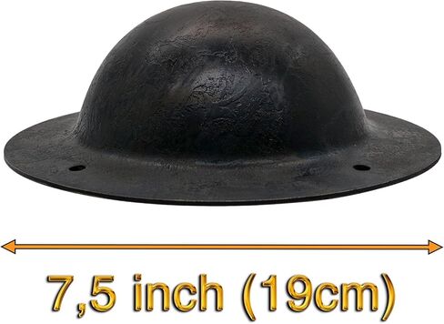Mythrojan Hand Forged Viking LARP Shield BOSS Umbo عملي بالكامل وجاهز للمعركة، 7.4 بوصة in Kuwait
