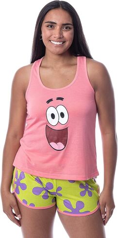 Nickelodeon SpongeBob SquarePants Womens' Patrick Tank Pajama Short Set in Saudi Arabia