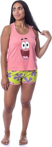 Nickelodeon SpongeBob SquarePants Womens' Patrick Tank Pajama Short Set in Saudi Arabia