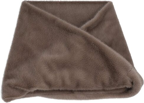 Stephanie Imports Winter Faux Fur Thick Neck Warmer Circle Loop Scarf Wrap in Saudi Arabia