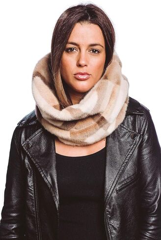 Stephanie Imports Winter Faux Fur Thick Neck Warmer Circle Loop Scarf Wrap in Saudi Arabia