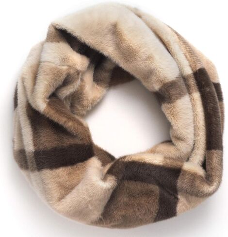 Stephanie Imports Winter Faux Fur Thick Neck Warmer Circle Loop Scarf Wrap in Saudi Arabia