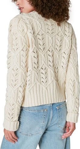 Lucky Brand Women's Puff Sleeve Shine Cardigan in Saudi Arabia