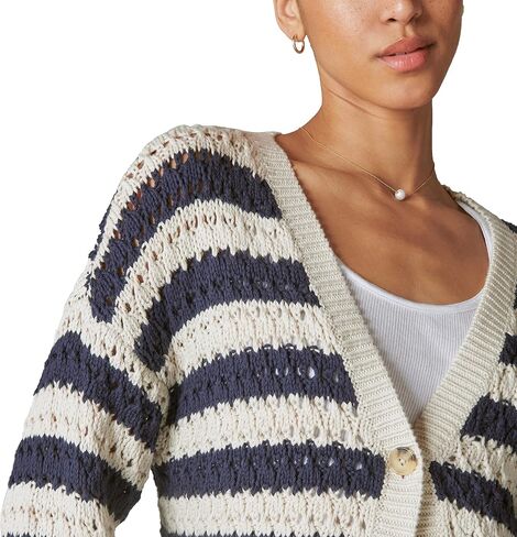 Lucky Brand womens Lucky Brand Women's Button Front Knit Cardigan Cardigan Sweater in Saudi Arabia